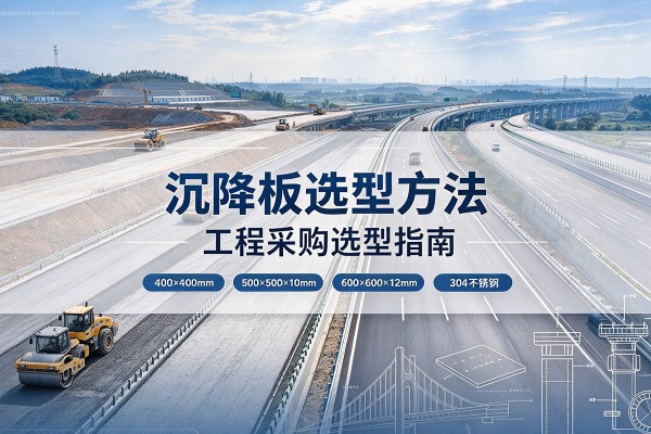 兰山沉降板选择方法