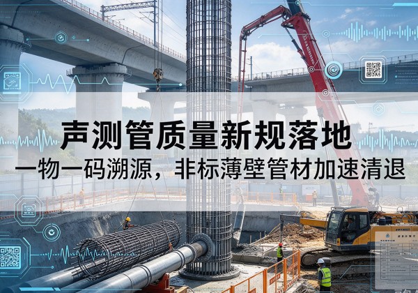 兰山声测管质量新规落地，一物一码溯源，非标薄壁管材加速清退