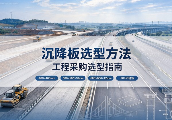 兰山沉降板选择方法